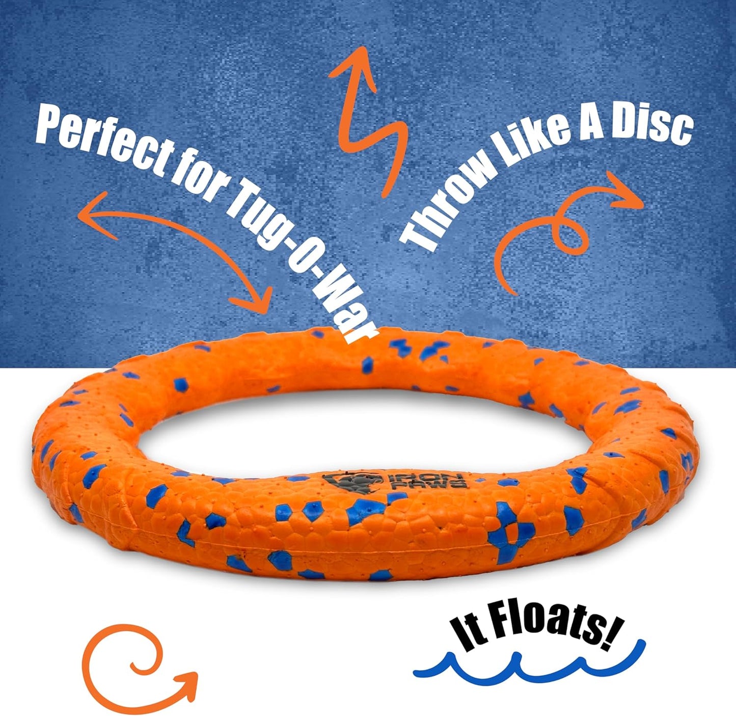 Indestructible Orange Dog Ring