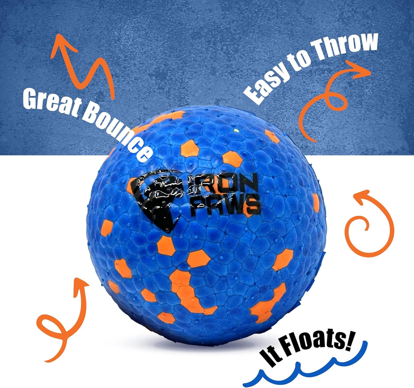 Indestructible Blue Dog Ball