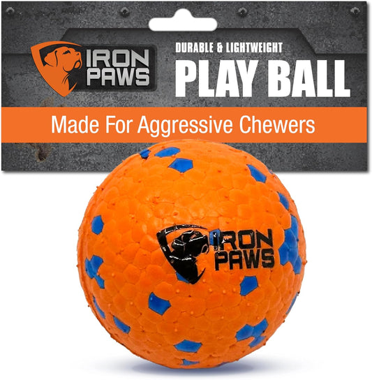 Indestructible Orange Dog Ball